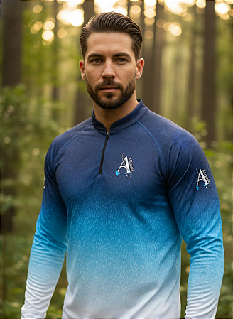 Camisa de Pesca UV50+ Ocean Fade