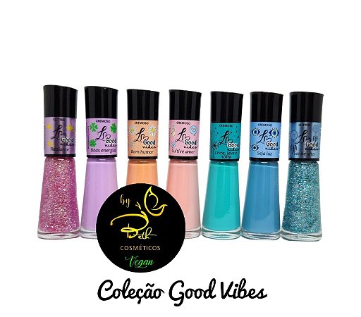 Coleção Esmaltes cremosos Good Vibes