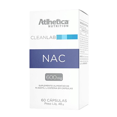CLEANLAB NAC 60CAPS (N-ACETYL-L-CYSTEINE 600MG) - ATLHETICA
