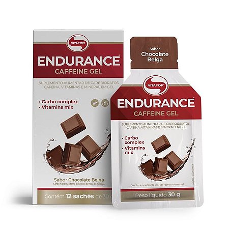 END CAFFEINE GEL 12 SACHES DE 30g CHOCOLATE BELGA
