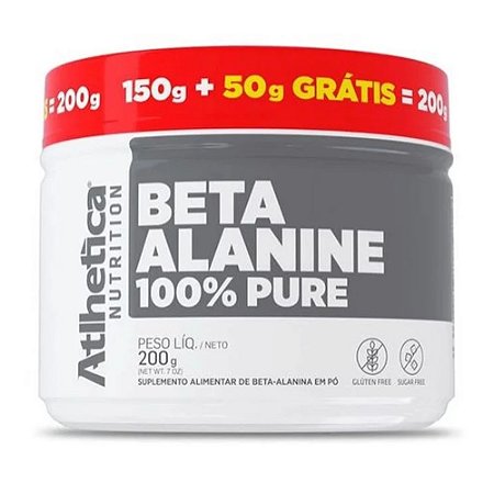 BETA-ALANINE 100% PURE 200G (150G + 50G GRATIS) - ATLHETICA