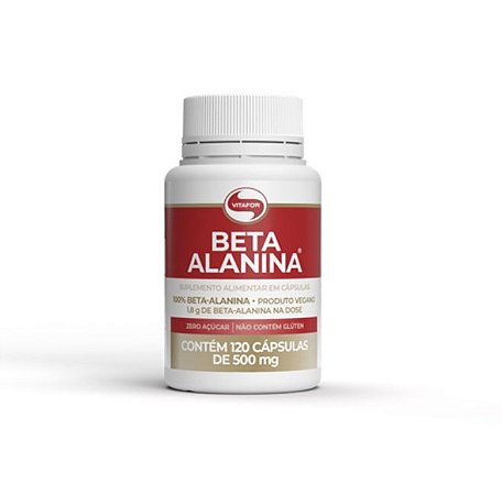 BETA ALANINA 120 CAPS 500MG - VITAFOR