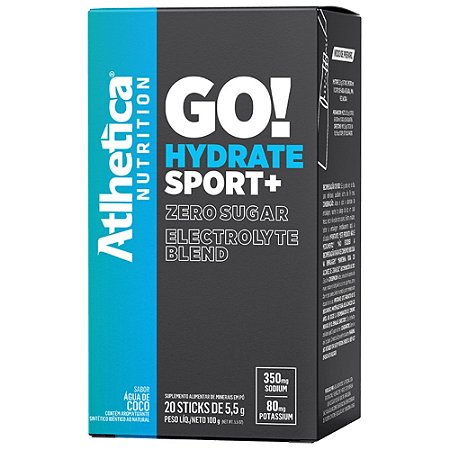 GO! HYDRATE SPORT+ (20 STICKS DE 5,5G) - ATLHETICA