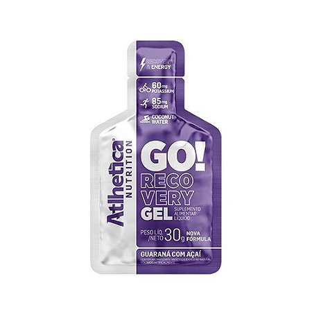 GO! RECOVERY GEL (DISPLAY C/ 10 SACHES 30G) - ATLHETICA