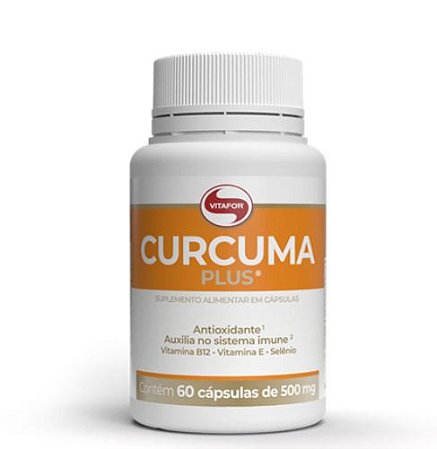 CURCUMA PLUS 60 CAPSULAS 500MG - VITAFOR