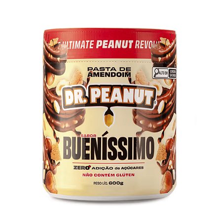 PASTA DE AMENDOIM 600G - DR. PEANUT