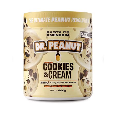 PASTA DE AMENDOIM 600G - DR. PEANUT