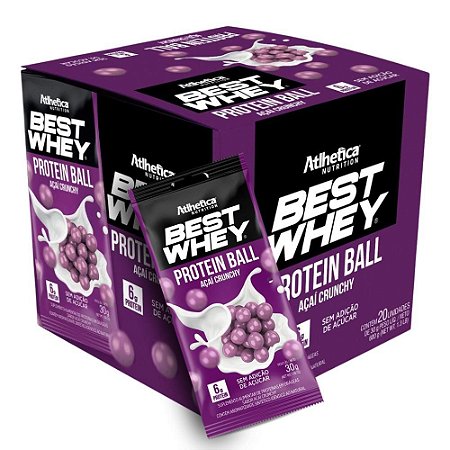 BEST WHEY PROTEIN BALL (DISPLAY COM 20 UNID. DE 30G) - ATLHETICA