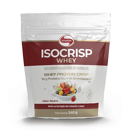ISOCRISP WHEY NEUTRO POUCH 240G - VITAFOR