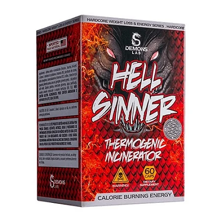 HELL SINNER TERMOGENIC 60 CAPS - DEMONS LAB