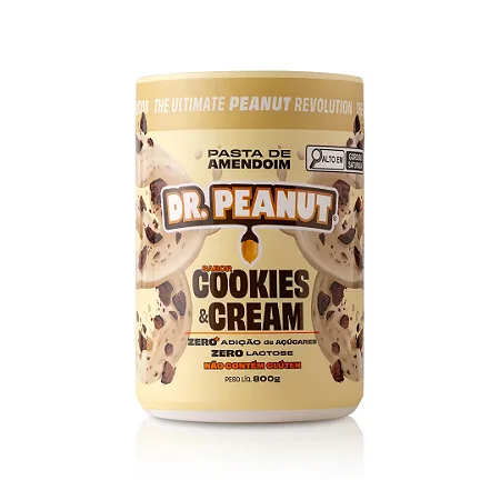 PASTA DE AMENDOIM 800G - DR. PEANUT