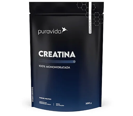 CREATINA MONOHIDRATADA 300G - PURAVIDA