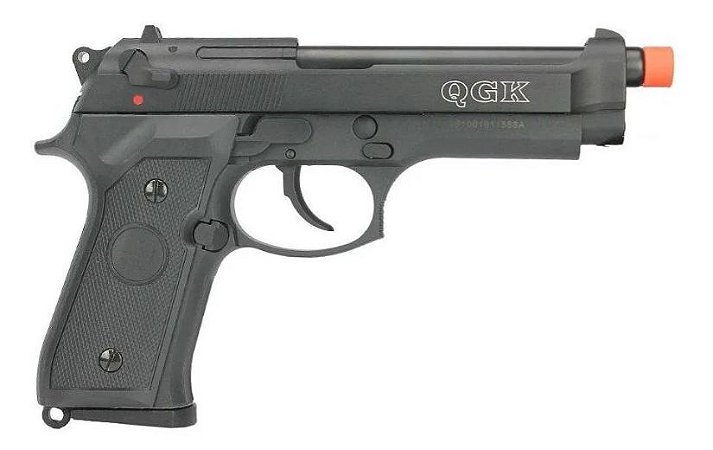 Pistola de Airsoft GBB QGK 92 Slide Metal BK