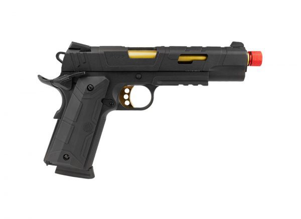 Pistola de Airsoft GBB Redwings Gold 1911 Rossi