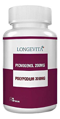 Longevita Picnogenol + Polypodium Leucotomus 250mg - 90 Cp