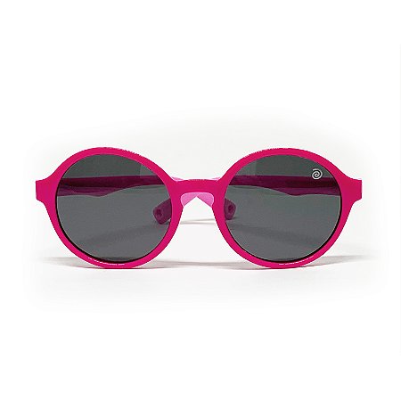 Óculos de Sol Infantil Flexível Redondo Mini UV400 Pink e Rosa - Tatu Moda  Infantil
