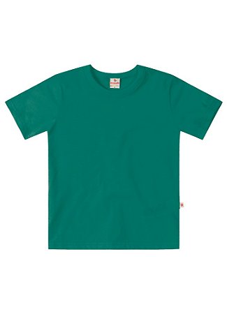 Camiseta Básica Infantil Menino Verde