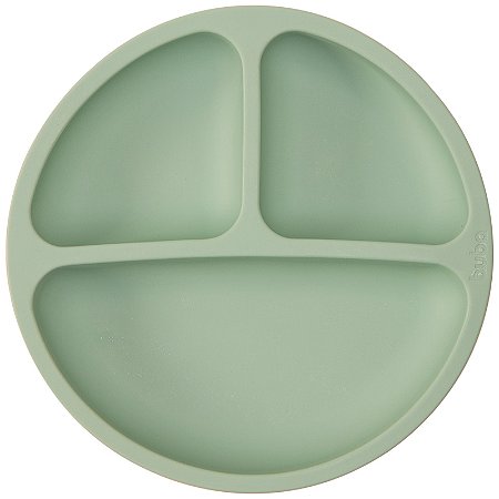 Pratinho em Silicone com Ventosa Verde
