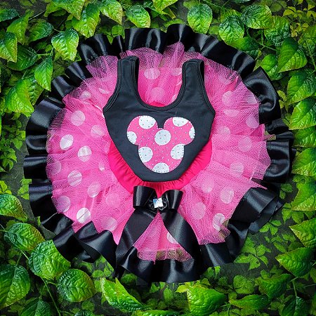 Fantasia Infantil Minnie Rosa