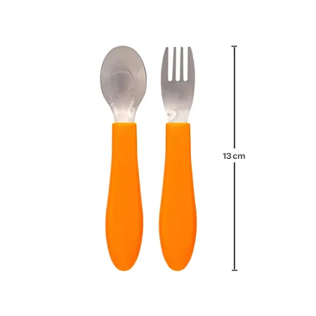 Kit Talheres Bubazoo Laranja