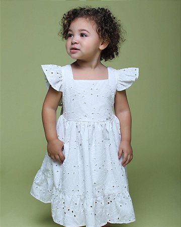 Vestido Infantil Clara Laço
