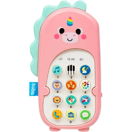 Celular Infantil Bilíngue Buba Zoo Unicórnio
