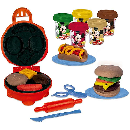 Kit Massinha Mickey Sanduicheira - Cotiplás