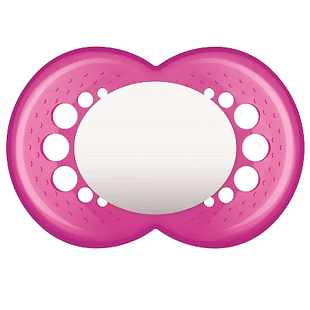 Chupeta Original Lisa Unitária 16 Meses Rosa - Mam Baby