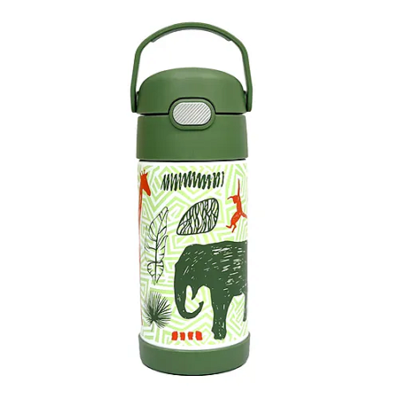Garrafa Térmica Infantil Funtainer Reino da Selva- Thermos