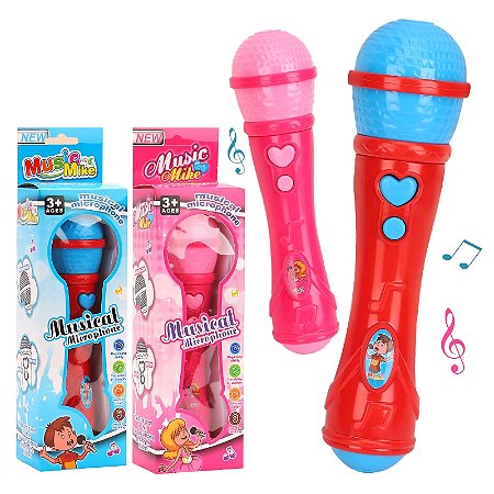 Microfone Infantil Brinquedo Musical Karaoke