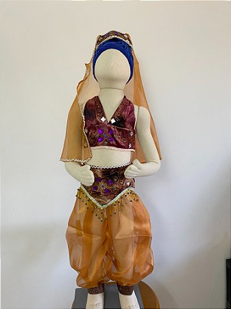 Fantasia Infantil Odalisca marrom