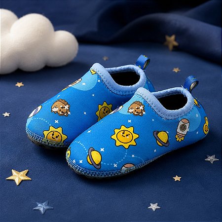 Sapatilha uFrog Infantil Astro Kids Neoprene Azul