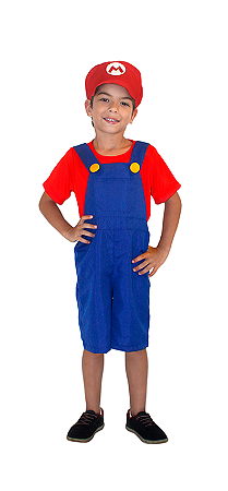 Fantasia Infantil Bombeiro Vermelho