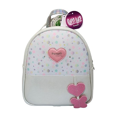 Mochila Led Poá Pampili Branco
