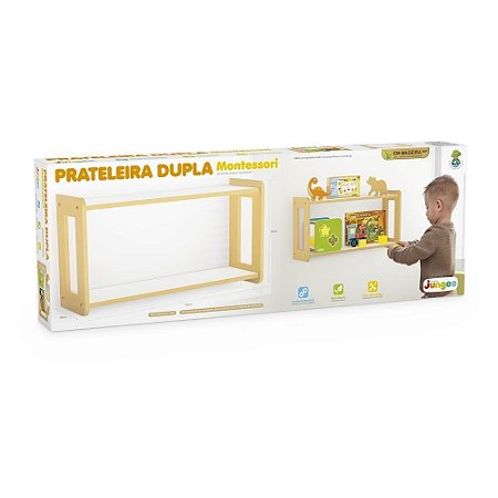 Prateleira Dupla Para Livros Montessori - Junges