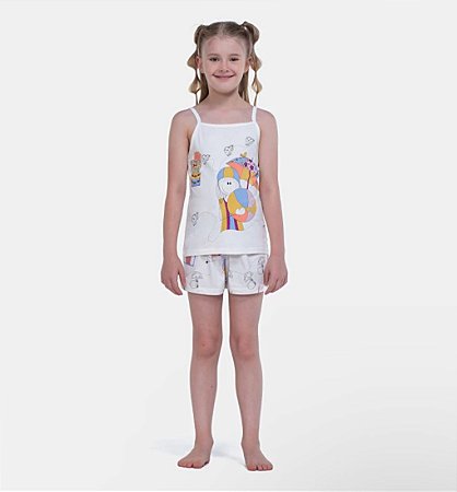 Pijama Menina Alça Guarda Chuva -  Sonhart