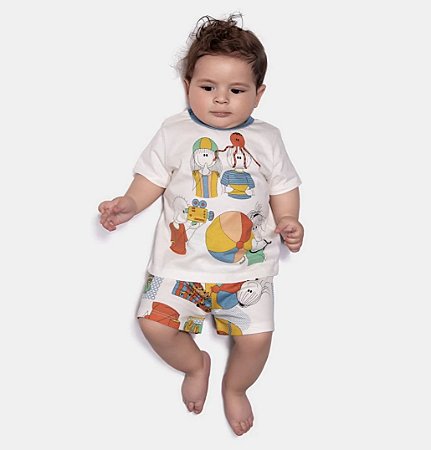 Conjunto Pijama Camiseta Menino - Sonhart