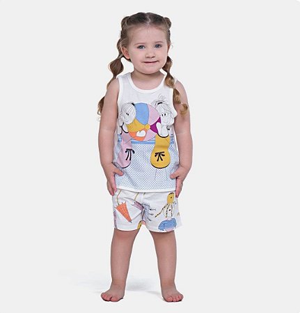 Conjunto Pijama Regata Bola Menina - Sonhart