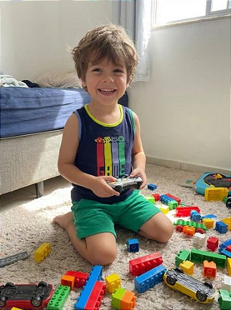 Conjunto Have Fun Menino GAMER OVER AZUL