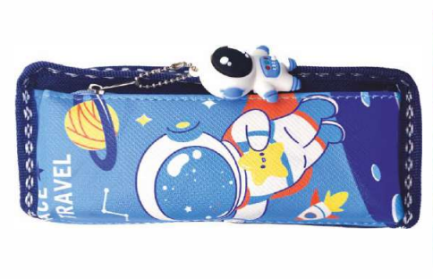 Estojo Escolar Astronauta Azul Escuro -  Fofy