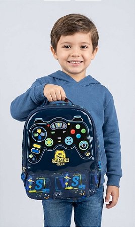 Lancheira Escolar Gamer - Fofy