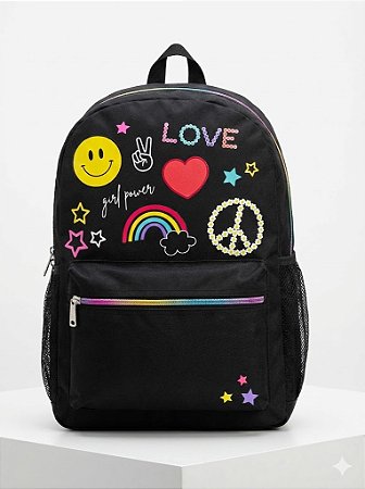 Mochila Juvenil Essencial Good Vibes Seanite