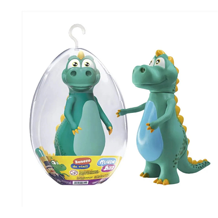 Boneco Bita Do Mundo Dino No Ovo Pascóa De Vinil - Lider