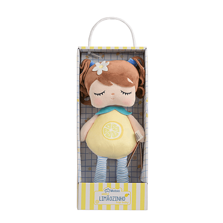 Boneca Metoo Com Caixa Angela Frutas Limãozinho