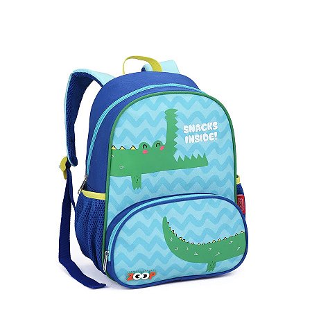 Mochila Infantil Seanite Zoop 13 Jacare