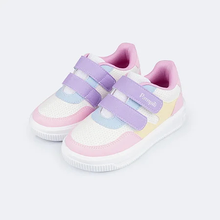 Tênis Pampili Up Candy Color Branco