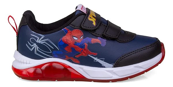 Tênis Marvel Homem Aranha LED