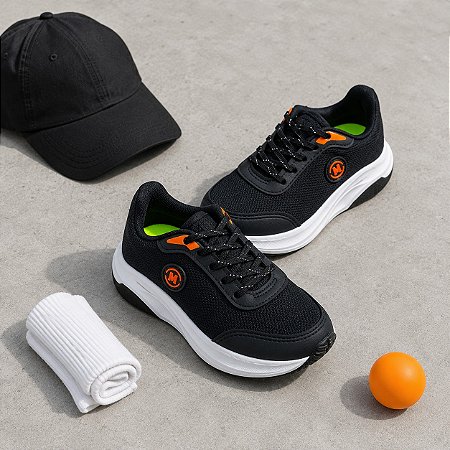 Tênis Molekinho Esportivo Preto Light Move