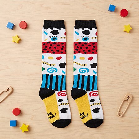 Meia Infantil Colorida Kidsplash – Cano Longo 3/4