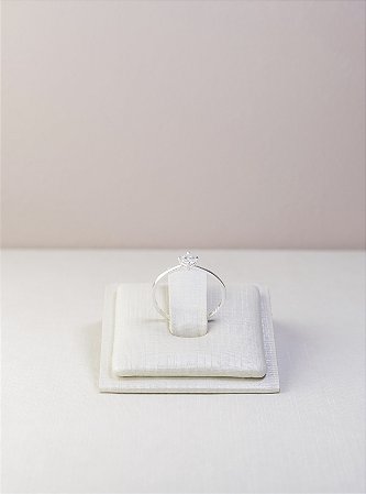ANEL SOLITARIO PRATA